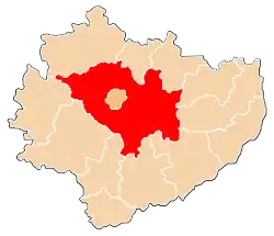 Location within the voivodeship