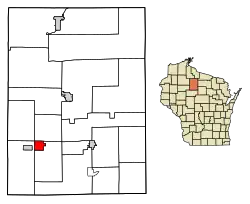 Location of Catawba in Price County, Wisconsin
