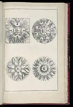 Rosettes, 17th or 18th centuries, print, Cooper Hewitt, Smithsonian Design Museum, New York City