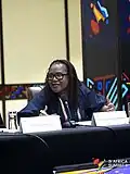 Olayinka David-West at the 3i Africa Summit in Ghana.