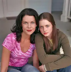 Promotional portrait of Lorelai and Rory Gilmore
