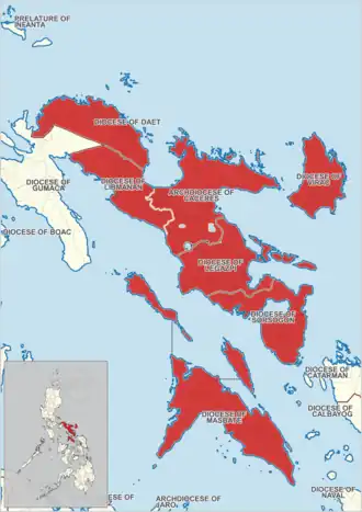 Territorial jurisdiction of the Ecclesiastical Province of Caceres.