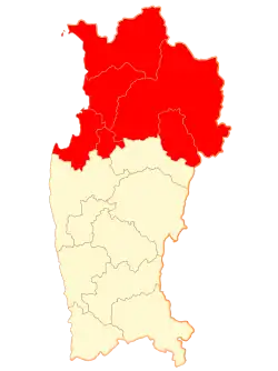 Location in the Coquimbo Region