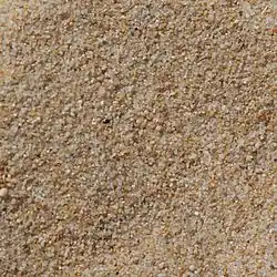 Close-up photograph of sand