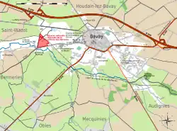 The reserve west of downtown Bavay, south of the highway between Maubeuge in Valenciennes