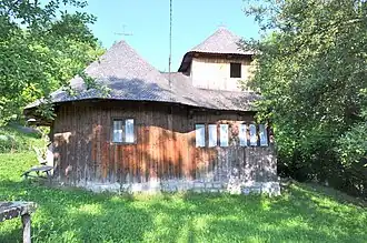 Wooden church in Nistorești village
