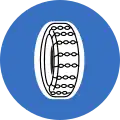Snow tire chains