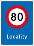 Locality speed limit