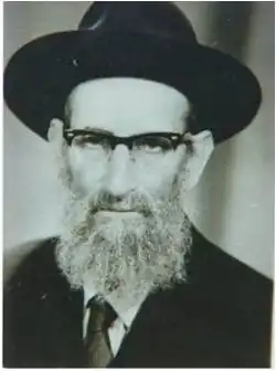 Rabbi Amram Aburbeh, founder of the Zion Synagogue in Jerusalem. He was known for his leadership in the Sephardic community and his contributions to Jewish education and religious life.