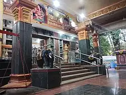 Interiors of the temple