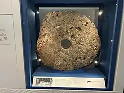 Rai stone on display at the National Museum of American History in Washington, D.C.