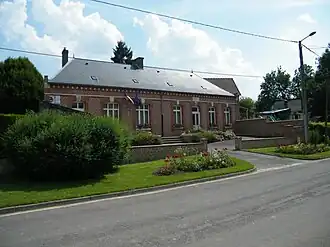 The town hall in Raincheval