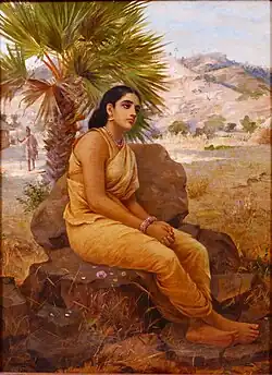 Shakuntala lost in thoughts