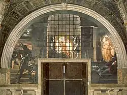 Liberation of Saint Peter, 1514, Stanza di Eliodoro