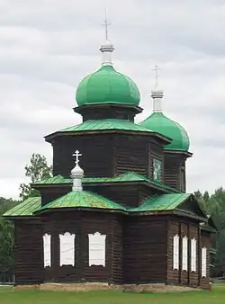 A Russian Old Believer church moved to the ethnographic museum in Ulan-Ude