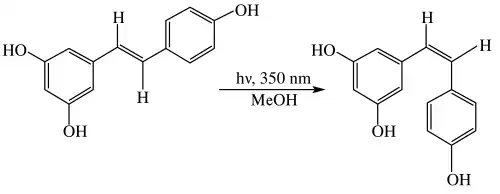 Resveratrol photoisomerization