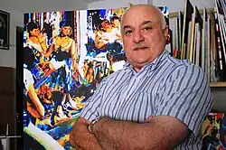 A portrait photograph of Maltese artist, Ray Piscopo.