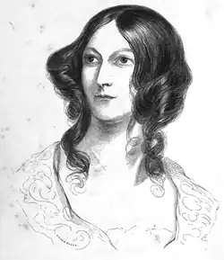 1845 depiction of Betsy Balcombe