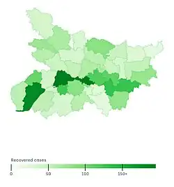 Recovered Cases as of 9 June 2020