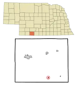 Location of Danbury, Nebraska