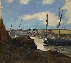 Odilon Redon, The Port of Morgat, 1882