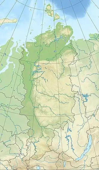 Suringda is located in Krasnoyarsk Krai