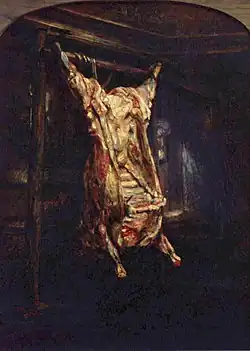 Rembrandt van Rijn: Slaughtered Ox, 1655