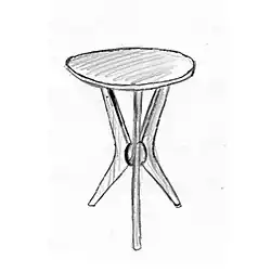 Side table, 1950