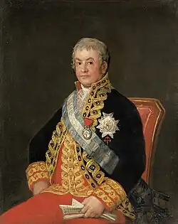 José Antonio Caballero [es], painted by Francisco Goya