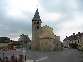 The church in Rigny-sur-Arroux