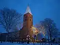 Dutch Reformed church in winter