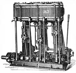 5, 8 and 13.5 by 8 in (13, 20 and 34 by 20 cm) triple expansion