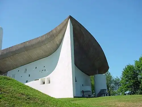 The Chapel of Notre-Dame du Haut in Ronchamp, 1950–55 (Le Corbusier)