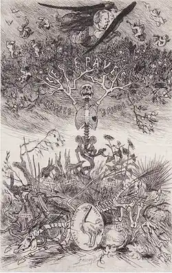 Frontispiece for Les Épaves by Baudelaire (1868) etching (16 x 13,3 cm) Musée Félicien Rops, Namur