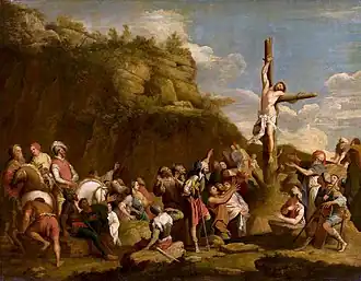 Crucifixion of Polyclitus (1650s), oil on canvas, 108 x 139 cm., National Museum, Warsaw