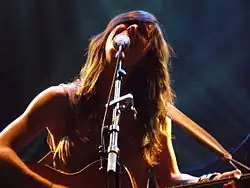 Rose performing in 2008