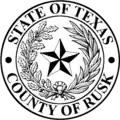 Official seal of Rusk County
