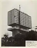 The Residency on July 10, 1974, being built using the top-down construction method.