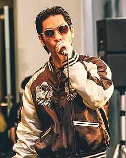 Ryoff Karma during a live performance at Sasa Folk Jamboree 2021