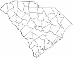 Location of Lake View in South Carolina