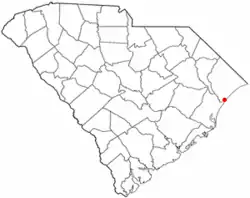 Location in South Carolina