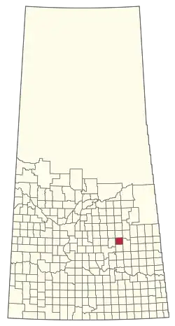 Location of the RM of Elfros No. 307 in Saskatchewan