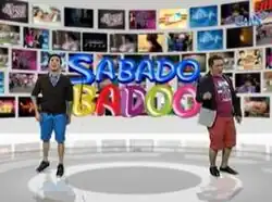 An image of Sef Cadayona and Betong Sumaya, with several images on the background. The show title is displayed on the center of the image. The logo of GMA Network is displayed on the upper right side of the image.