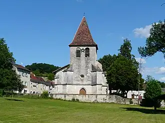 The church in Saint-Aquilin