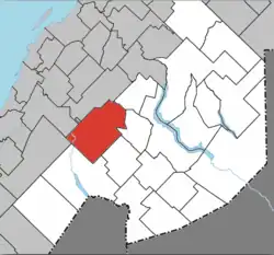 Location within Témiscouata RCM