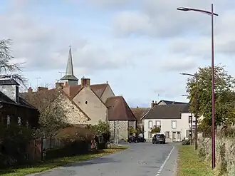 The village of Saint-Loup, viewed from the southeast