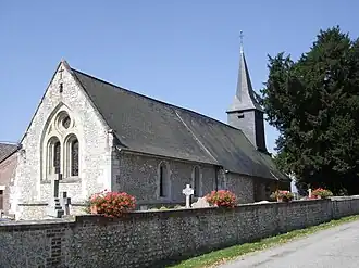 The church in Saint-Mards-de-Blacarville