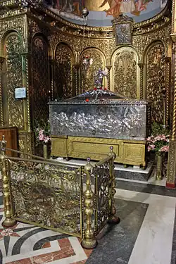 Sarcophagus of Saint Dionysios of Zakynthos.