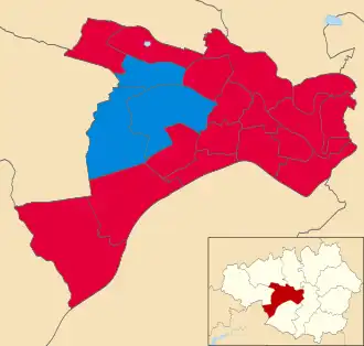 2011 results map