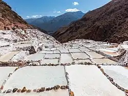 Salt pans at the Salinas de Maras